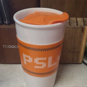 Starbucks Orange and White PSL Mug